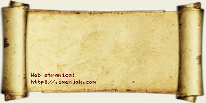 Aca Ljoskić vizit kartica